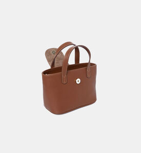 Maya.M Leather Logo-lock Handbag, Packshot View