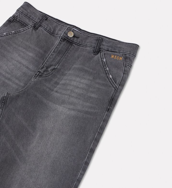 MSGM Wide-leg Denim Jeans, Packshot View