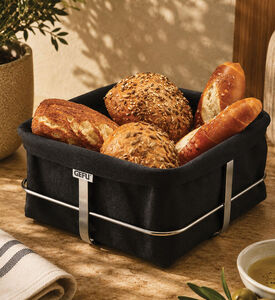Gefu Brunch Bread Basket Black, Packshot View
