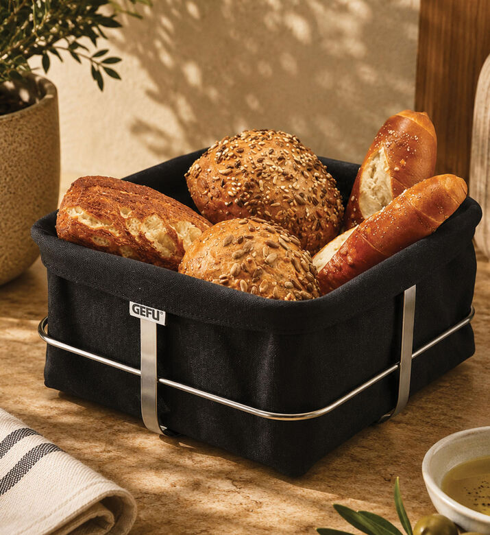 Gefu Brunch Bread Basket Black, Packshot View