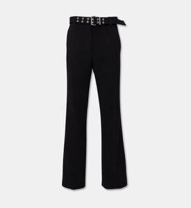 Ganni Belted High-rise Tailored Trousers, Packshot View