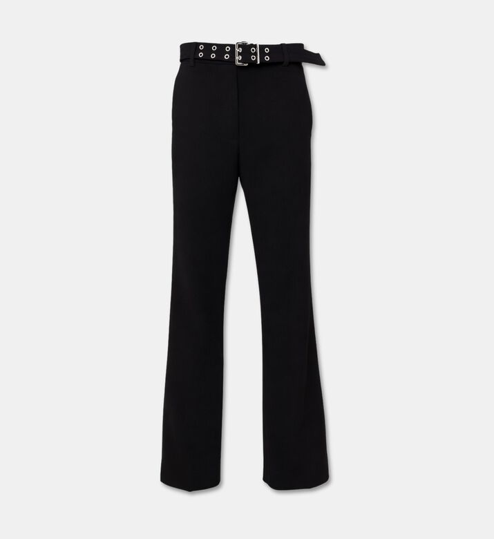 Ganni Belted High-rise Tailored Trousers, Packshot View