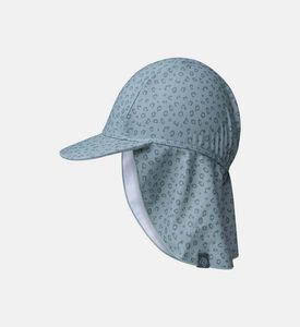 قبعة سباحة خضراء بطبعة جلد نمر