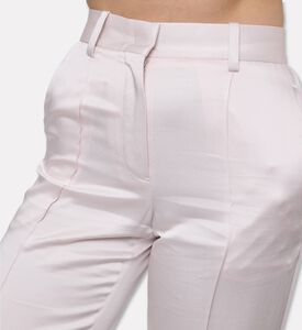 Jil Sander Classic Button Closure Pants, Pink, 34, Model View