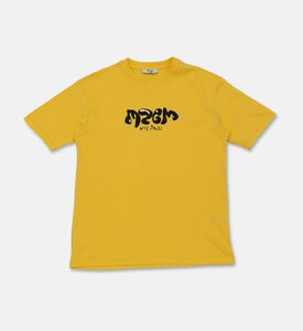 M S G M Logo-print Crewneck Regular-fit T-shirt, Packshot View