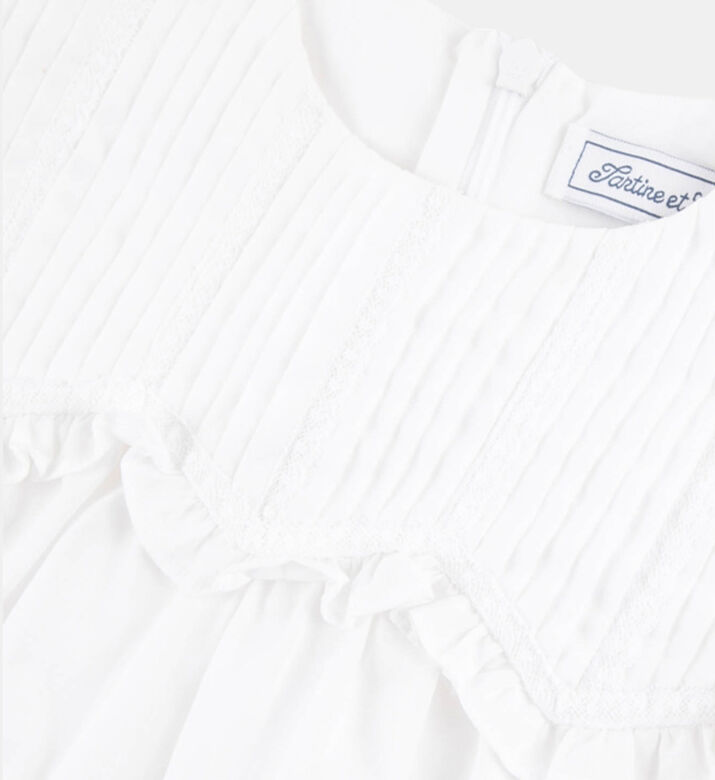 بلوزة هيبيسكس مكشكشة للفتاة