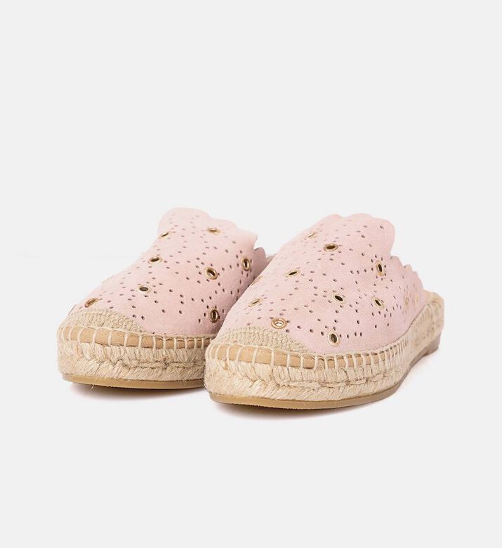 Black Jute Sole Mules