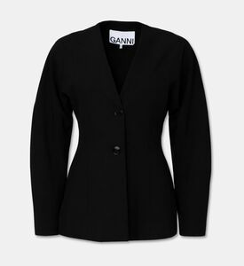 Ganni Blazer Drapey, Packshot View