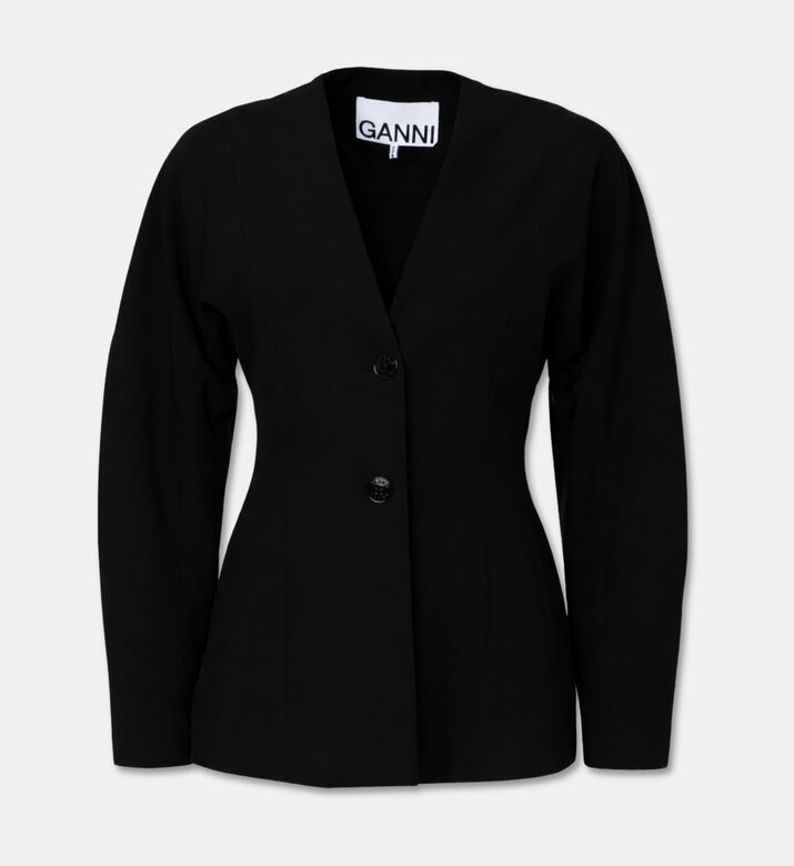 Ganni Blazer Drapey, Packshot View