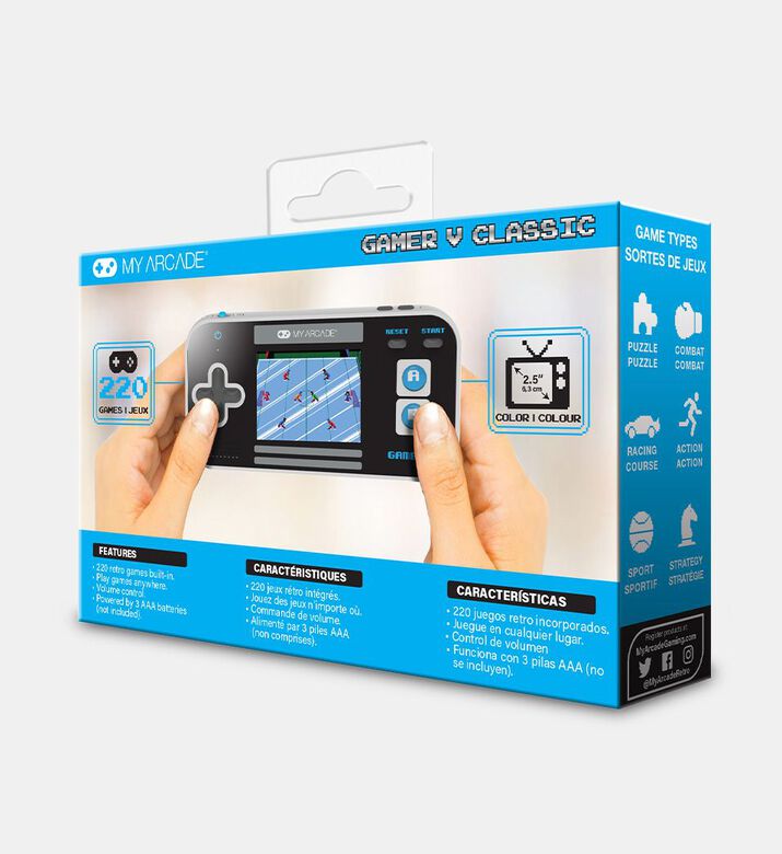 وحدة تحكم ألعاب محمولة كلاسيكية غايمر في