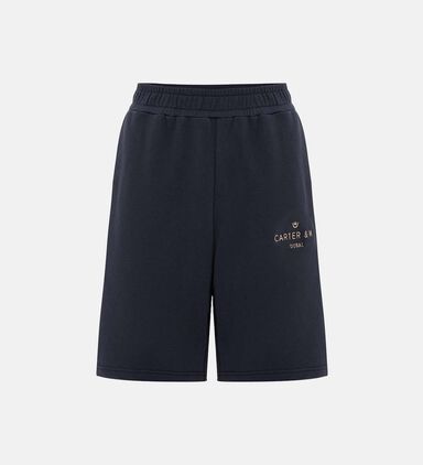Casual Embroidered Logo Short