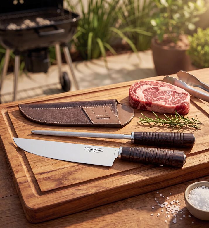 Tramontina Certified Stainless Bbq 3-piece Set, Packshot View