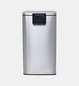 Eko Stainless Steel Step Bin, Silver, 30-l, Packshot View