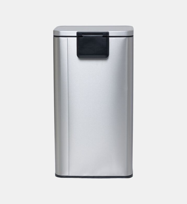 Eko Stainless Steel Step Bin, Silver, 30-l, Packshot View