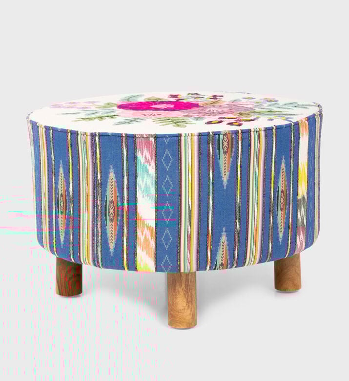 Daffodil Mango Wood Ottoman Daffodil Mango Wood Ottoman