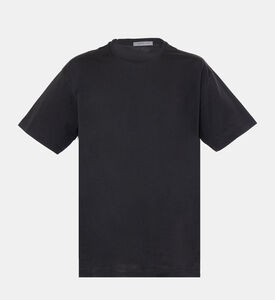 تيشيرت قطن بياقة عادية مستديرة