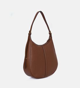 Leather Oversized Crescent Bag