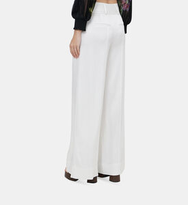 بنطال مامي بساق عريضة عالية الارتفاع