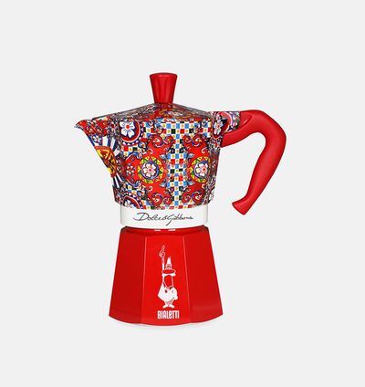 Red D&g Moka Espresso Maker 6-cups