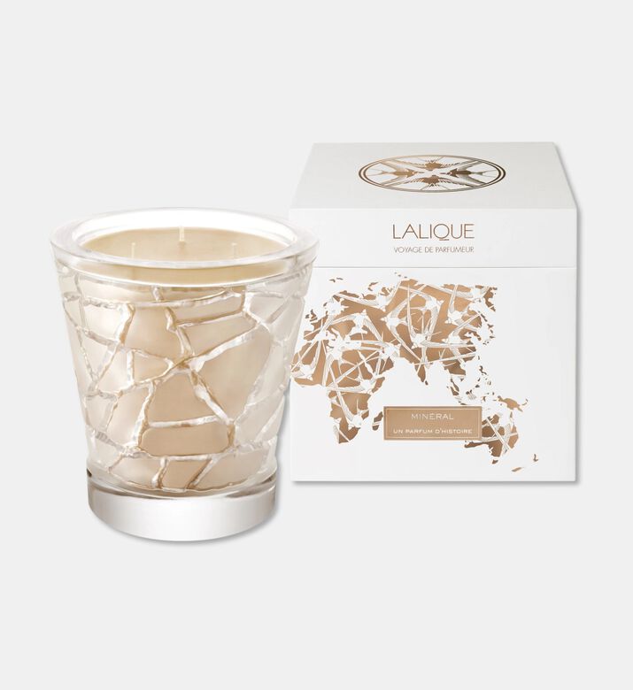Lalique Candle Vase 750g Mineral, Packshot View
