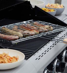 شواية مطاطية بمقبض خشبي من الكروم