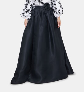 Silk Removable Flower Full Ball Skirt