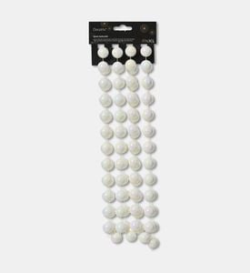 Kaemingk Garland Bead Xxl, White, Packshot View