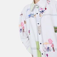 Hummus Corduroy Oversized Shirt