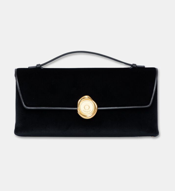 Mlouye Bag Seal Double Clutch, Black, Packshot View