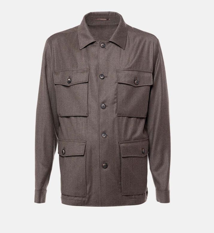 Multi-pockets Long-sleeve Jacket