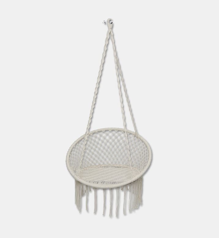 Home Deco and More Porto Cotton Cord Swing Chair, Packshot View