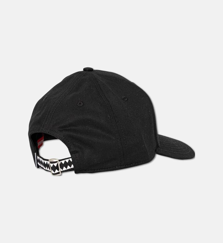 Sprayground Classic Shark Mouth Patch Cap, Black, Packshot View