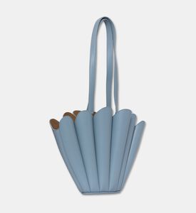 Mlouye Fan-like Shape Shoulder Tote, Light-blue, Packshot View