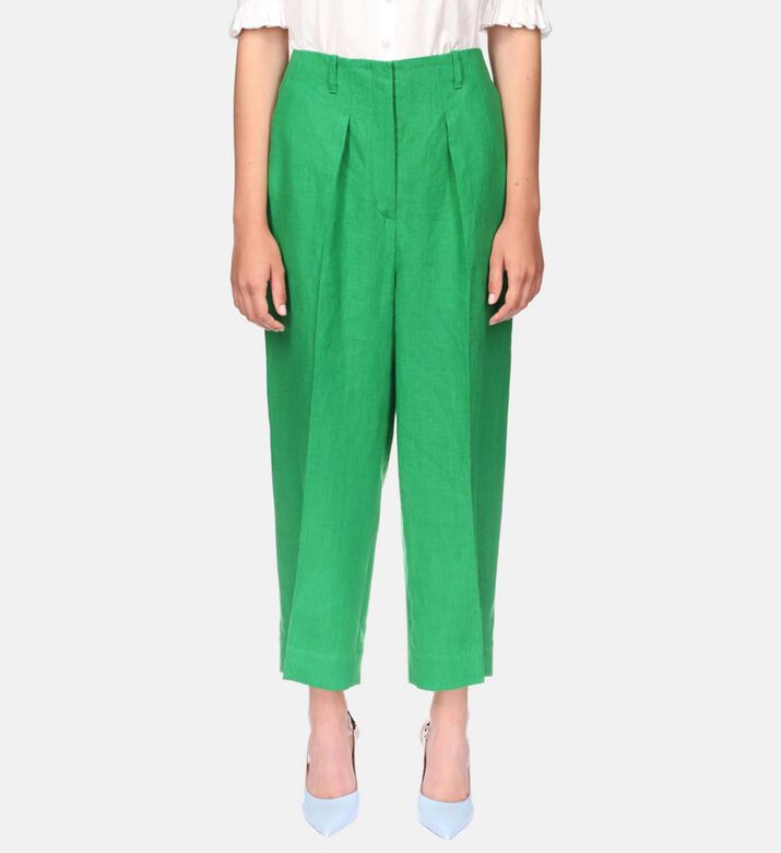 Eva Linen Buttoned Ankles Pants