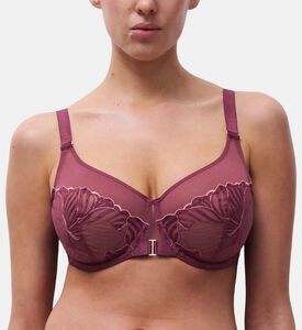 Chantelle Bra, Burgundy, 105, C, Model View