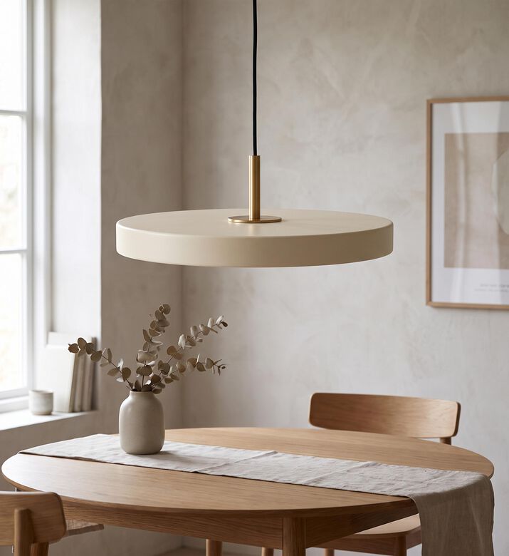 Umage Asteria Aluminum Mini Pendant Lamp, White, Packshot View