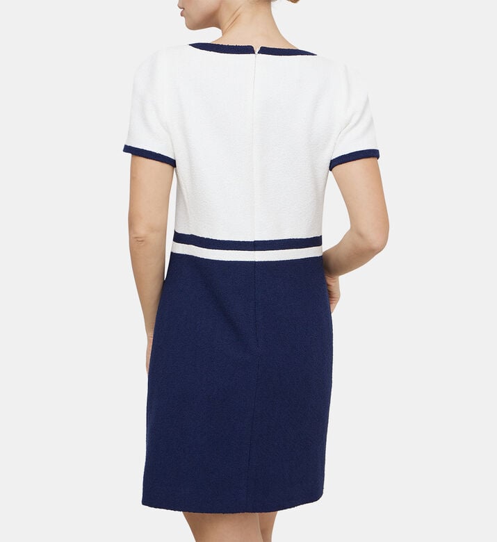 Two-tone Cotton Terry Mini Dress Two-tone Cotton Terry Mini Dress