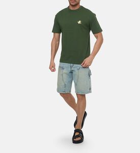 Galeries Lafayette Ts Mc Sishbro, Green, Xl, Model View