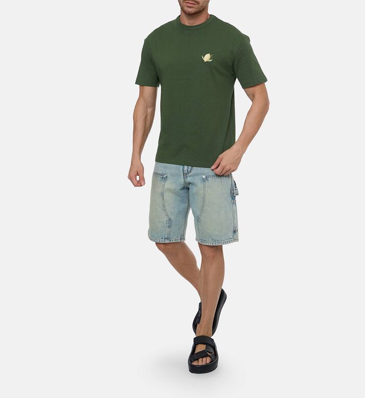 Galeries Lafayette Ts Mc Sishbro, Green, Xl, Model View