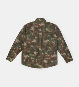 Boy Camouflage-print Cotton Shirt