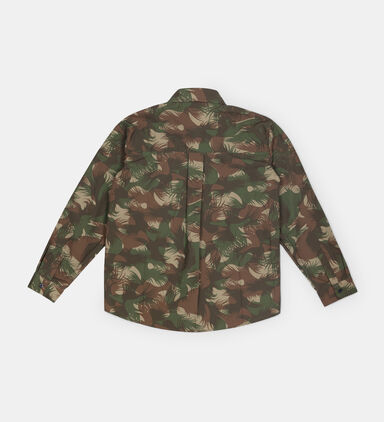 Boy Camouflage-print Cotton Shirt