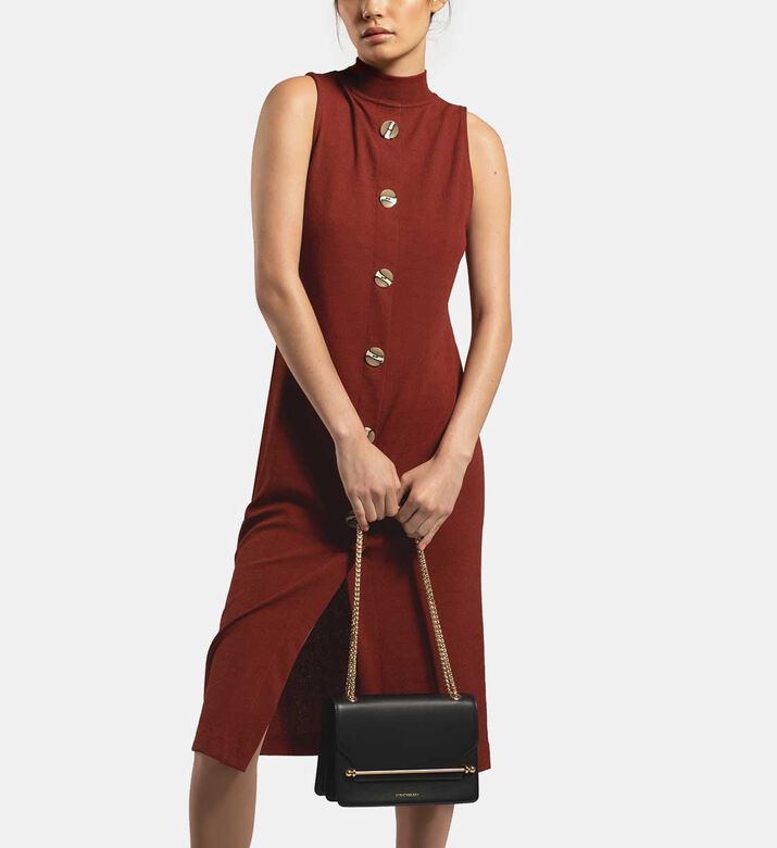 حقيبة كتف جلدية من الشرق والغرب