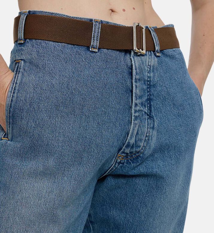 Plan C Regular-fit Denim Pants, Model View