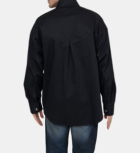 Gabardine Cotton Long-sleeved Overshirt Gabardine Cotton Long-sleeved Overshirt