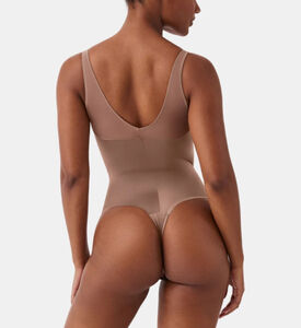 Sheer-detail Thong Bodysuit