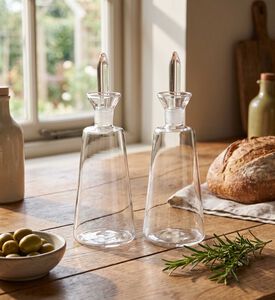 Andrea House Glass Oil-vinegar Dispenser Set- 300 Ml, Packshot View
