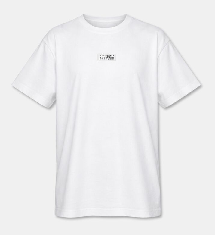 MM6 Logo-embroidery Short-sleeve T-shirt, Packshot View