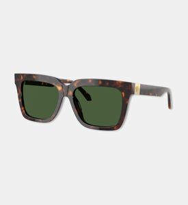 Versace Square-shaped Acetate Havanna Sunglasses, Packshot View