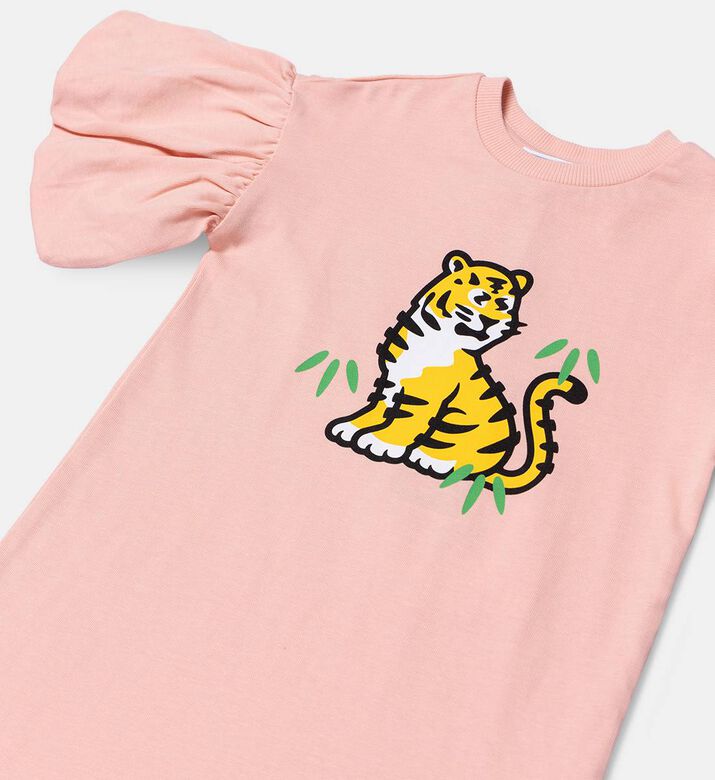 فستان قطن عضوي بطبعة كوتورا