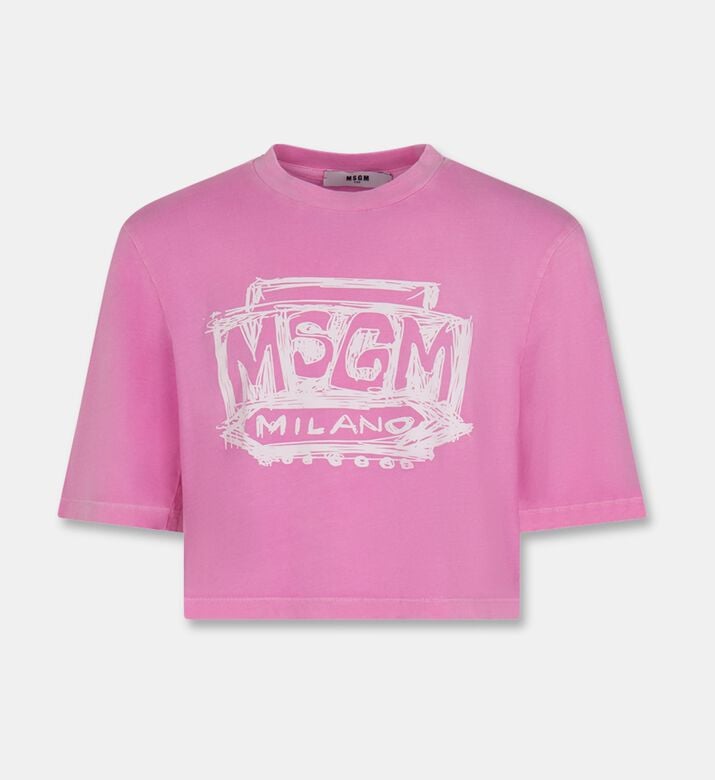 M S G M Ts Boxy, Pink, 8y, Packshot View